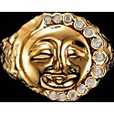 Maria Nilsdotter Gold Man in the Moon Ring