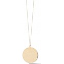 Mateo New York 14Kt Gold Disc Pendant
