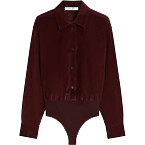 Max Mara Velvet Bodysuit Shirt