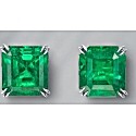 Maximilian London Colombian Emerald Earstuds