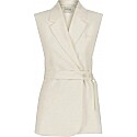 Mayson the Label Sleeveless Belted Blazer