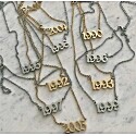 Mazza Boutique Birth Year Necklace
