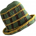 Memorial Day Trailmix Plaid Crochet Bucket Hat