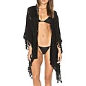 Michael Stars Tassels for All Ruana Caftan