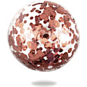 Minnidip the Confetti Beach Ball in Rose Gold