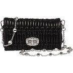 Miu Crystal Nappa Leather and Crystal Mini-Bag