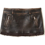 Miu Miu Nappa Leather Skirt