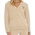 Morgan Stewart Sport Latte Cashmere Cardigan