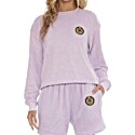 Morgan Stewart Yacht Club Lilac Terry Cloth Sweatshirt