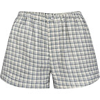 My Mum Made It Gauze Mini Boxers in Faded Blue Check
