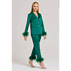 Nadine Merabi Darcie Emerald Green Pyjamas