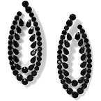 Nadri Starlet Black Frontal Earrings
