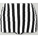 Norma Kamali Bill Ruched Striped Bikini Briefs