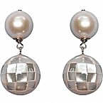 Notte Jewelry Disco Disco Pearl Earrings