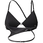 Ojos Layered Mesh Strap Bikini Top