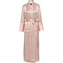Olivia Von Halle Constance Printed Silk-Satin Robe