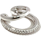 Otiumberg. Pave Double Ear Cuff