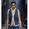 Palm Angeles Fall 2023 Denim Fur Lined Vest