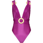 Patbo Groovy Plunge One-Piece Swimsuit
