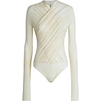 Petar Petrov Ivory Star Bodysuit