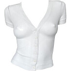 Plein Sud Sheer Mesh Cardigan