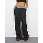 Polysooem Front Stripe Effortless Pants