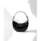 Prada Arque Naplak Patent Leather Shoulder Bag
