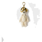 Prada Teddy Bag Charm with Metal Ring