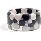 Pure Hands Polka Dots Acrylic Bangle