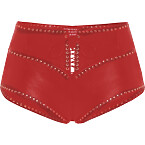 R & M Leathers Custom Hells Belle Shorts in Red
