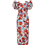 Rebecca Vallance Fleurette Midi Dress
