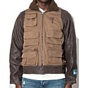 Reese Cooper Leather Utility Vest Jacket