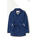 Reformation Dylan Belted Organic Denim Jacket