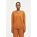 Renggli V-Neck Sweater in Ochre