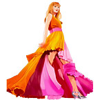 Roberto Cavalli Custom Dress (Sketch by Squyd.Ink)