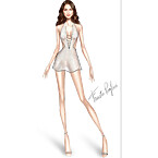 Roberto Cavalli Custom Mesh Dress