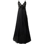 Roberto Cavalli Lace-Panelled Silk Maxi Dress