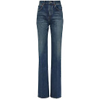 Saint Laurent Clyde High-Rise Straight Jeans