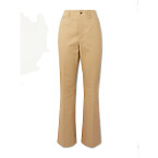 Saint Laurent Cotton-Drill Straight-Leg Pants