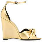 Saint Laurent Knot Wedge Sandals