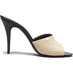 Saint Laurent La 16 Woven Mule Sandals