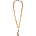 Saint Laurent Opyum Tasselled Chain-Link Necklace