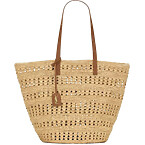 Saint Laurent Panier Medium Bag in Raffia