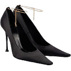 Saint Laurent Regine Crepe Satin Pumps