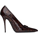 Saint Laurent Sue Pumps in Tortoiseshell Patent Leather