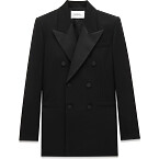 Saint Laurent Tuxedo Jacket in Grain De Poudre
