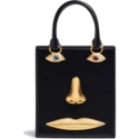 Schiaparelli Black Leather Mini Anatomy Bag