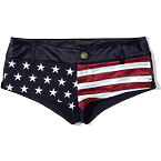 Sculptor Flag Patchwork Micro Shorts Usa