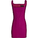 Sergio Hudson Multi Seamed Mini Dress Magenta