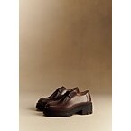 Sezane Markus Loafers in Glossy Chocolate